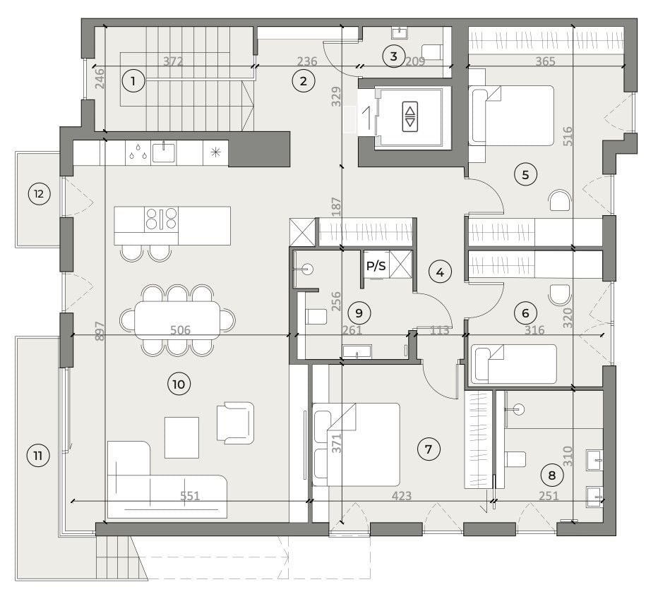 Mieszkanie 4 pokojowe na Sprzedaż