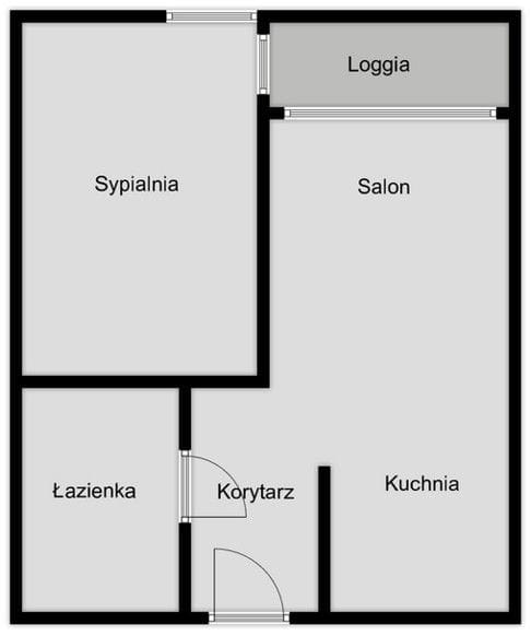 Mieszkanie 2 pokojowe na Sprzedaż