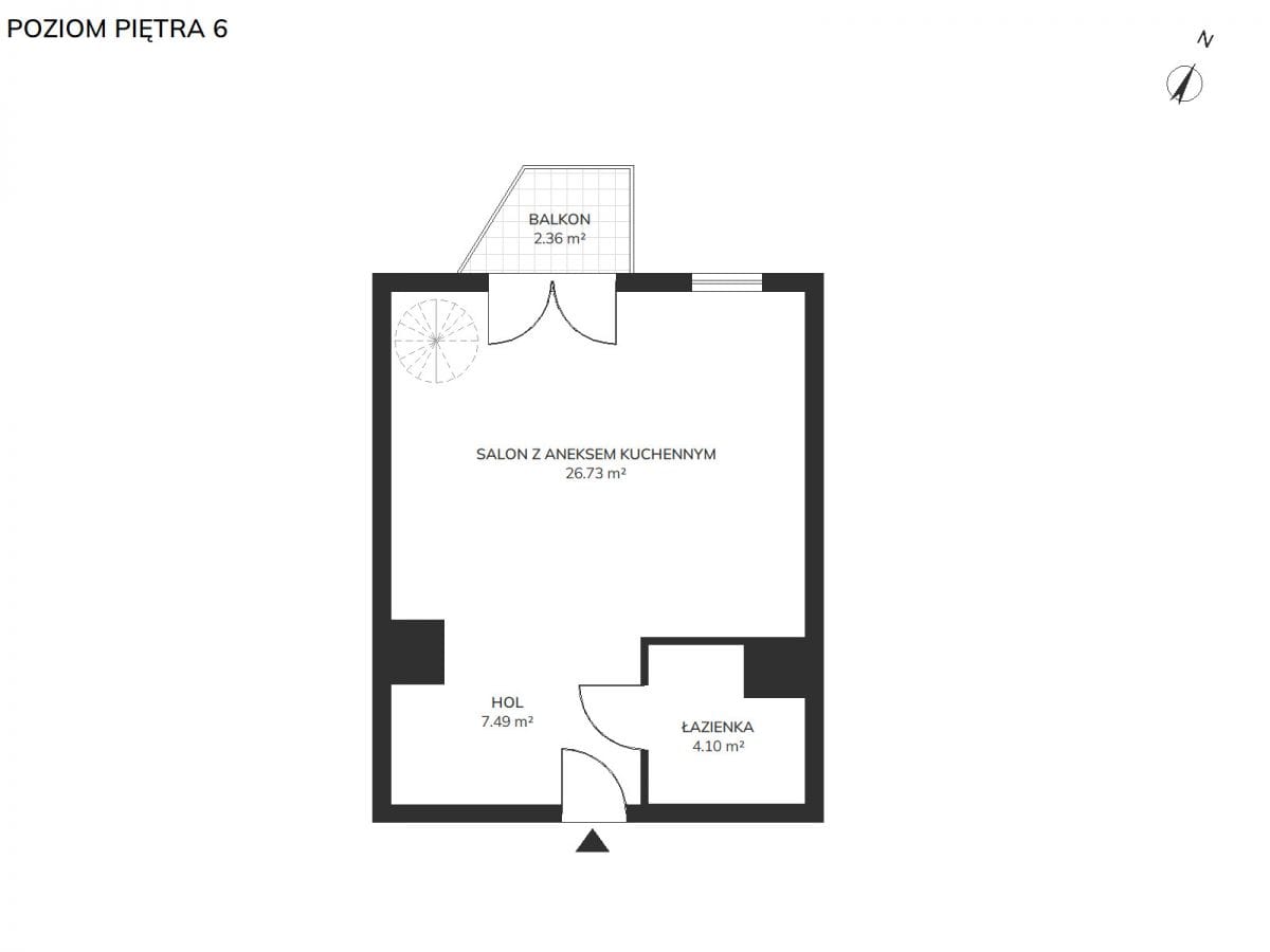 Mieszkanie 2 pokojowe na Sprzedaż