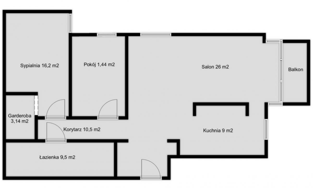 Mieszkanie 3 pokojowe na Sprzedaż