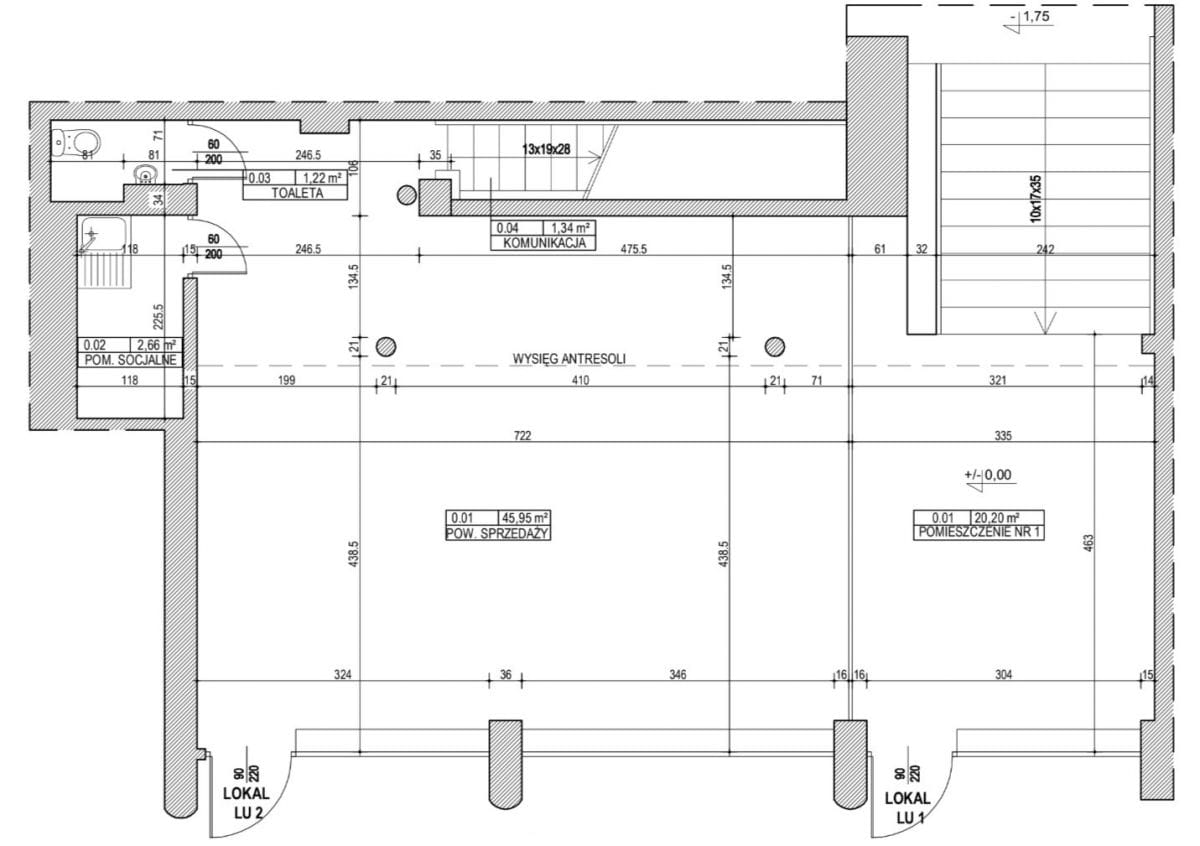 Lokal użytkowy  pokojowe na Wynajem