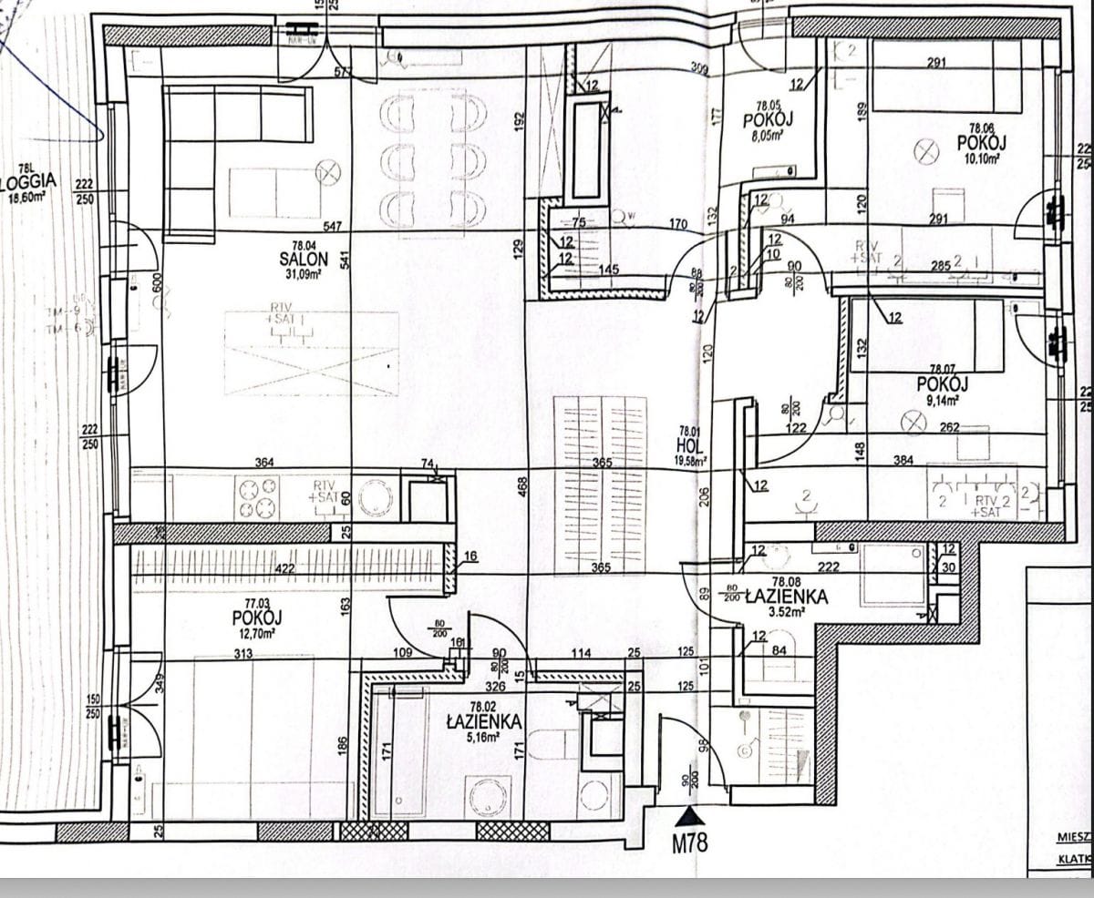 Mieszkanie 5 pokojowe na Sprzedaż