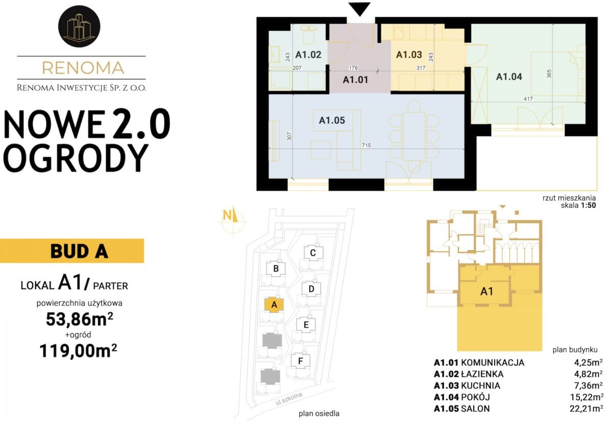 Działka  pokojowe na Sprzedaż