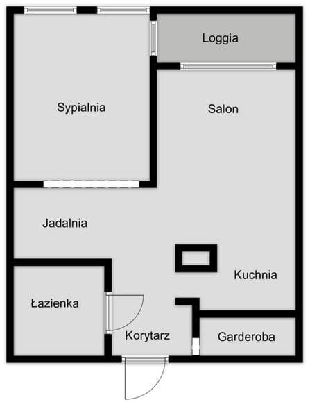 Mieszkanie 2 pokojowe na Sprzedaż