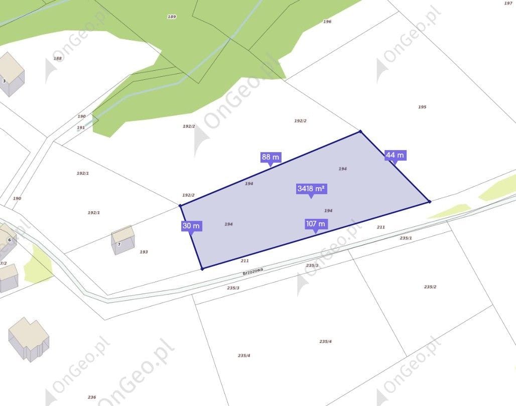 Działka  pokojowe na Sprzedaż