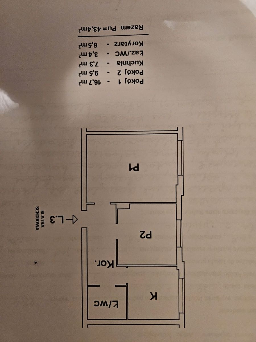 Mieszkanie 2 pokojowe na Sprzedaż