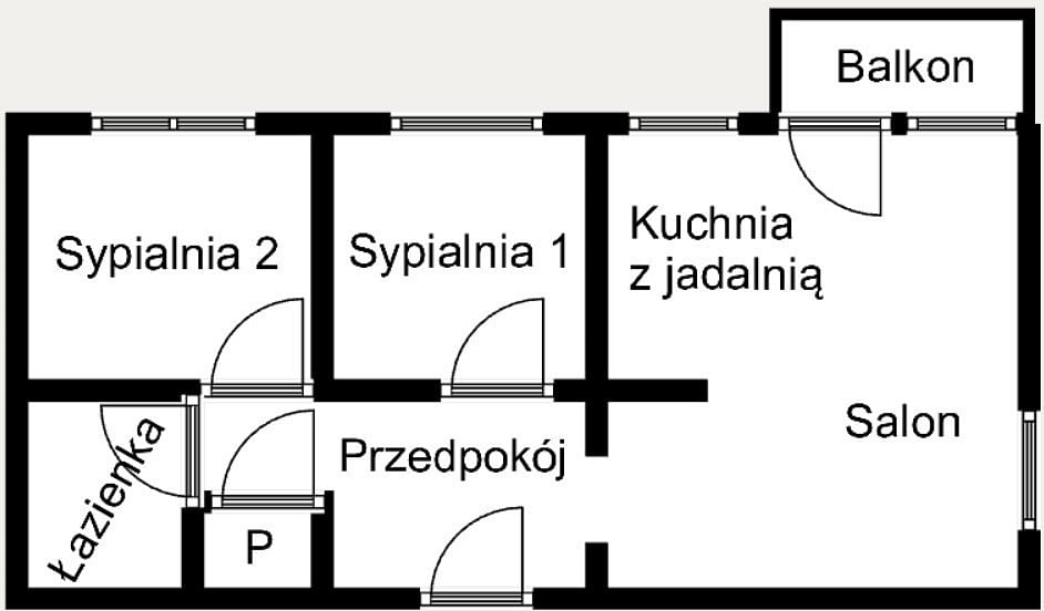 Mieszkanie 3 pokojowe na Sprzedaż