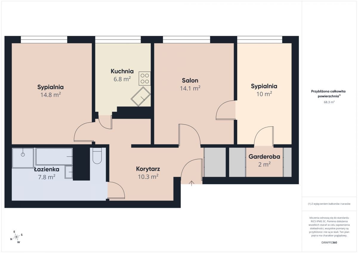 Mieszkanie 3 pokojowe na Sprzedaż