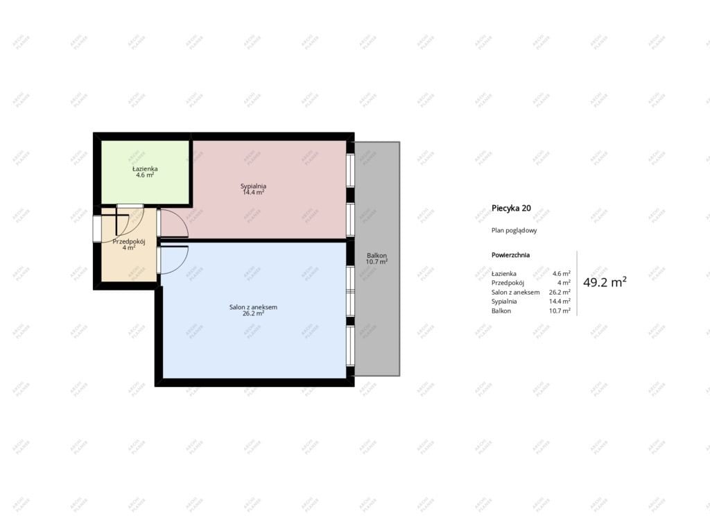 Mieszkanie 2 pokojowe na Wynajem