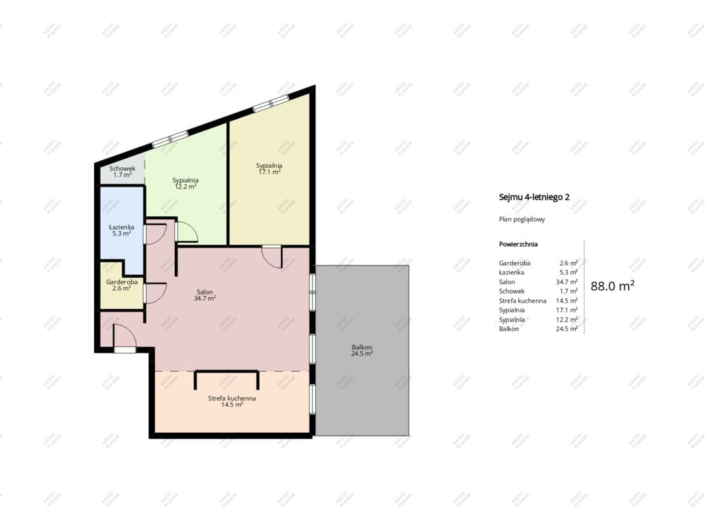 Mieszkanie 3 pokojowe na Sprzedaż