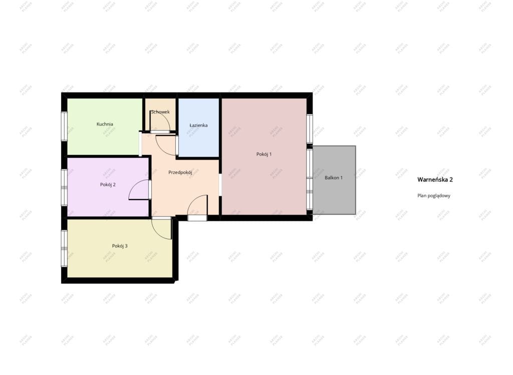 Mieszkanie 3 pokojowe na Sprzedaż