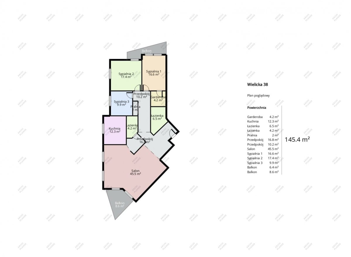 Mieszkanie 4 pokojowe na Sprzedaż