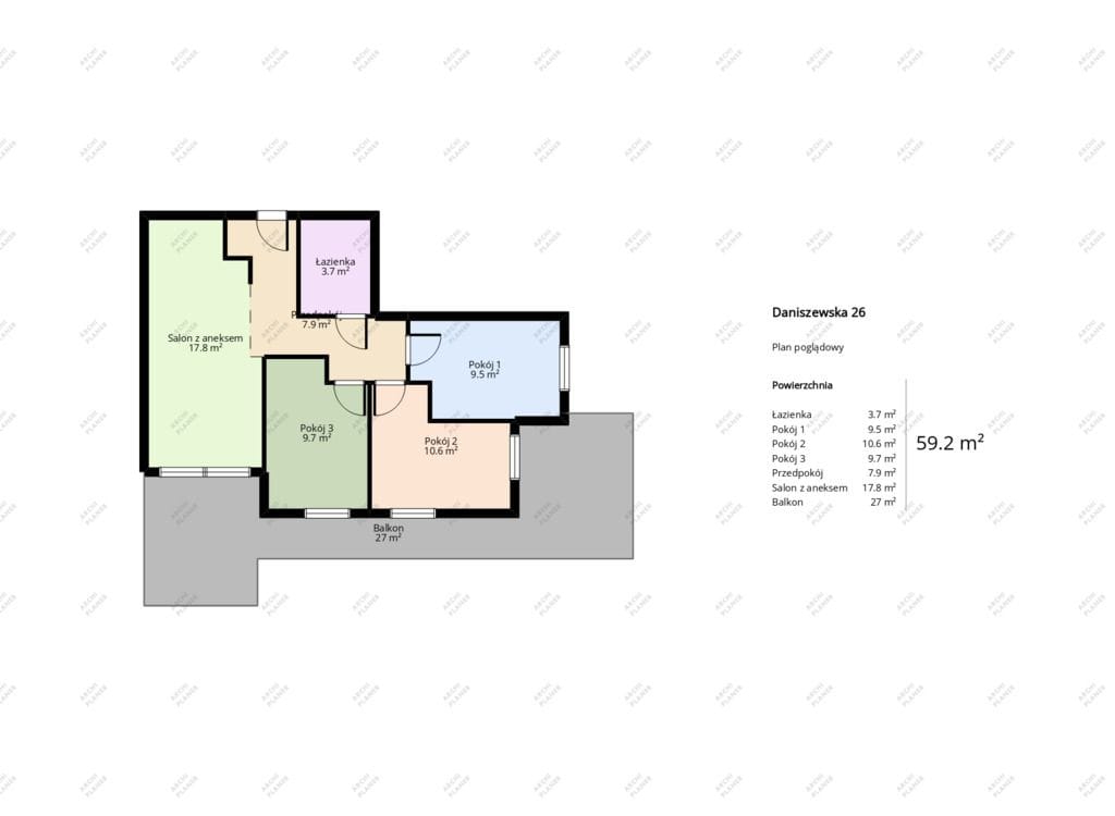 Mieszkanie 4 pokojowe na Sprzedaż