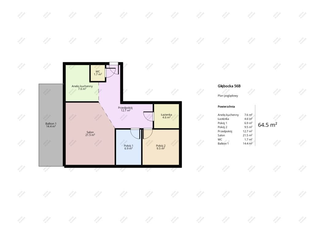Mieszkanie 3 pokojowe na Sprzedaż