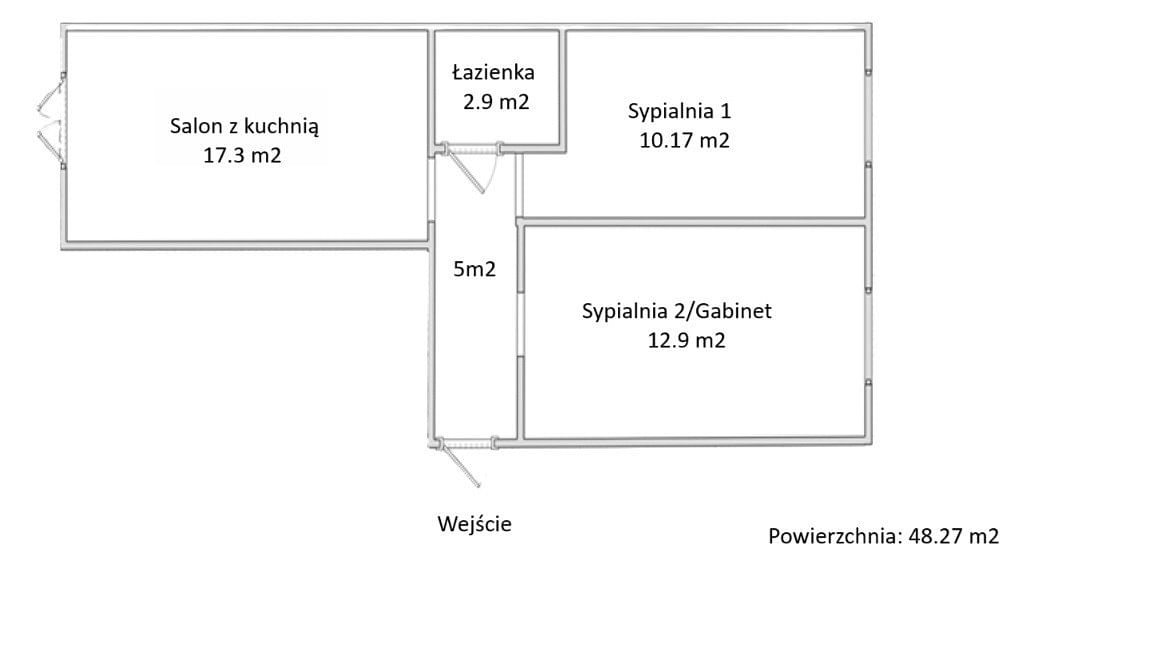 Mieszkanie 3 pokojowe na Sprzedaż