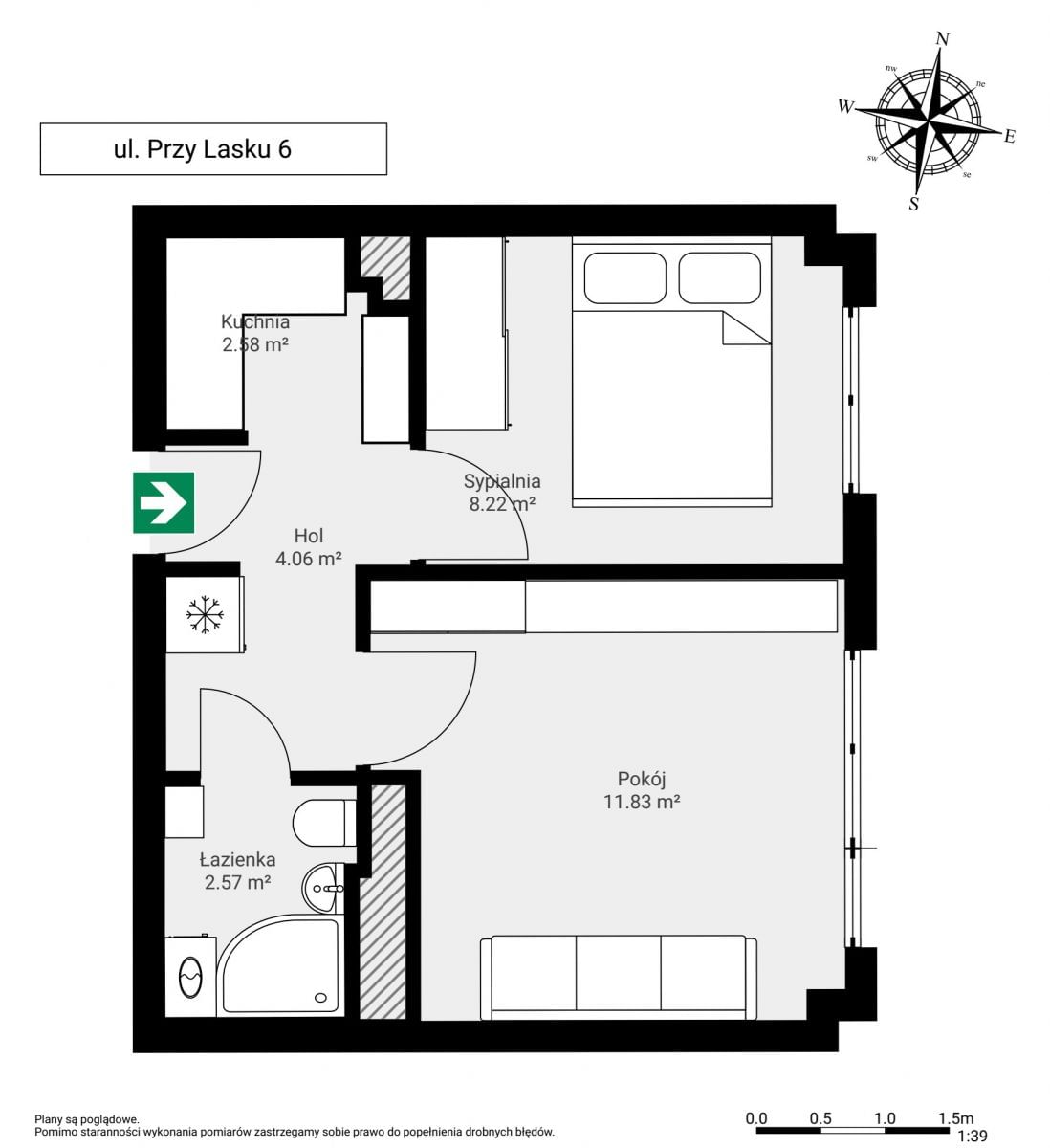 Mieszkanie 2 pokojowe na Wynajem