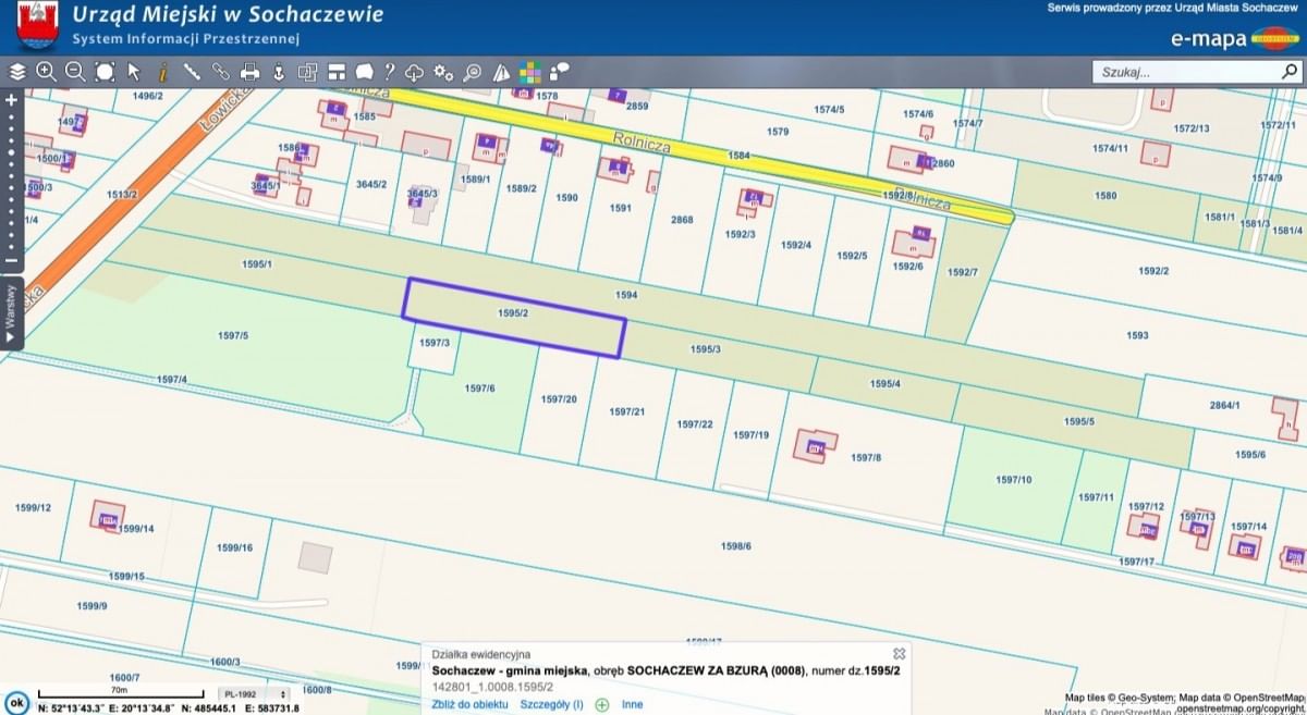 Działka  pokojowe na Sprzedaż