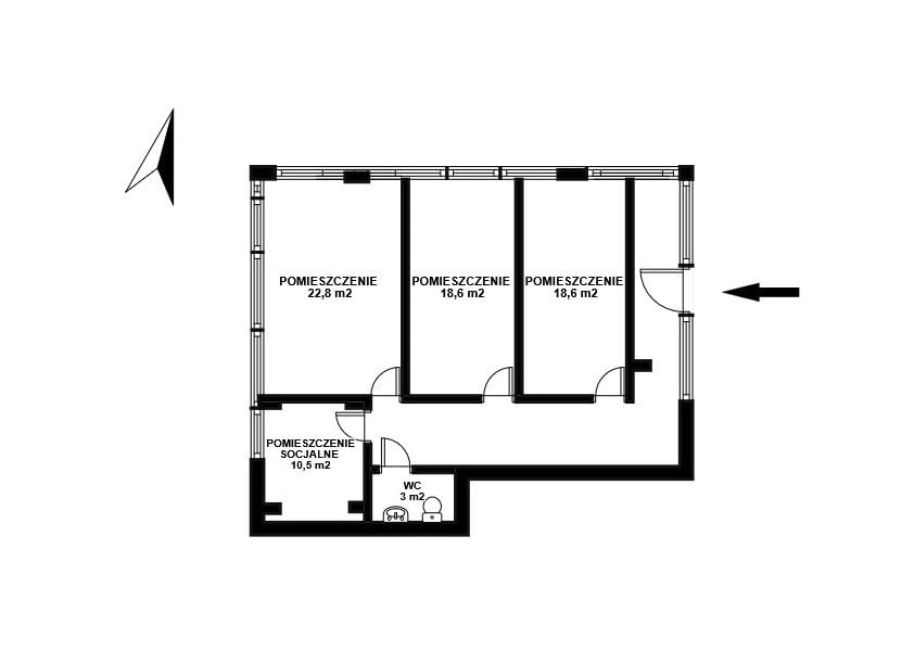 Lokal użytkowy  pokojowe na Sprzedaż