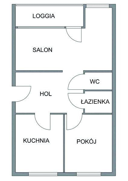 Mieszkanie 2 pokojowe na Sprzedaż