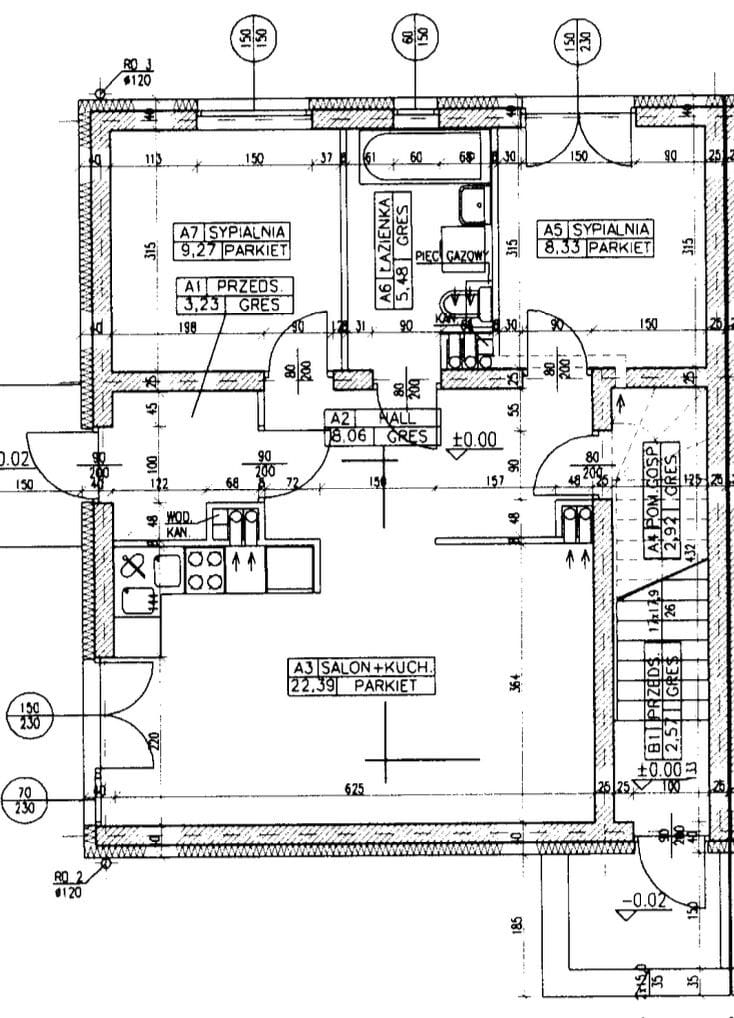 Mieszkanie 3 pokojowe na Sprzedaż