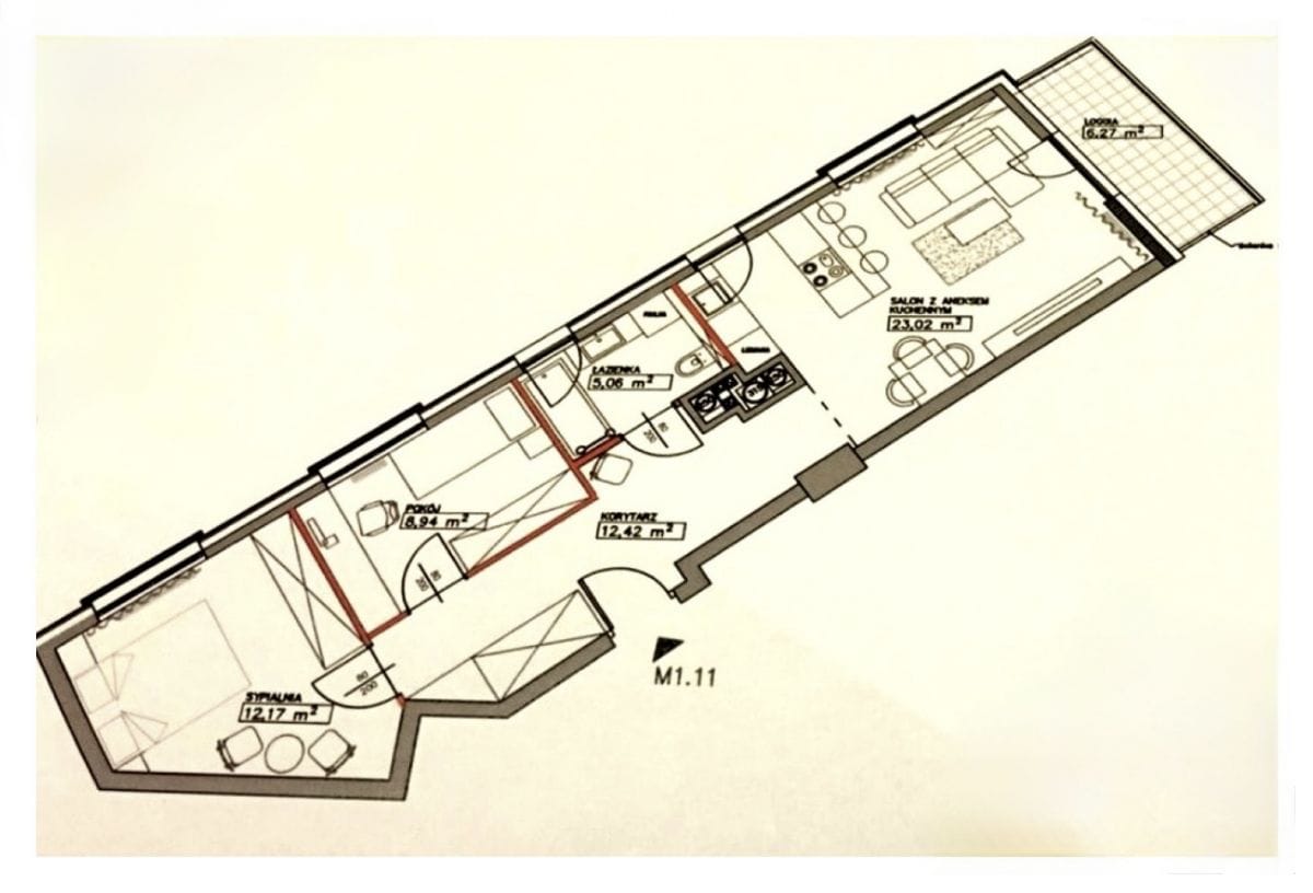 Mieszkanie 3 pokojowe na Sprzedaż
