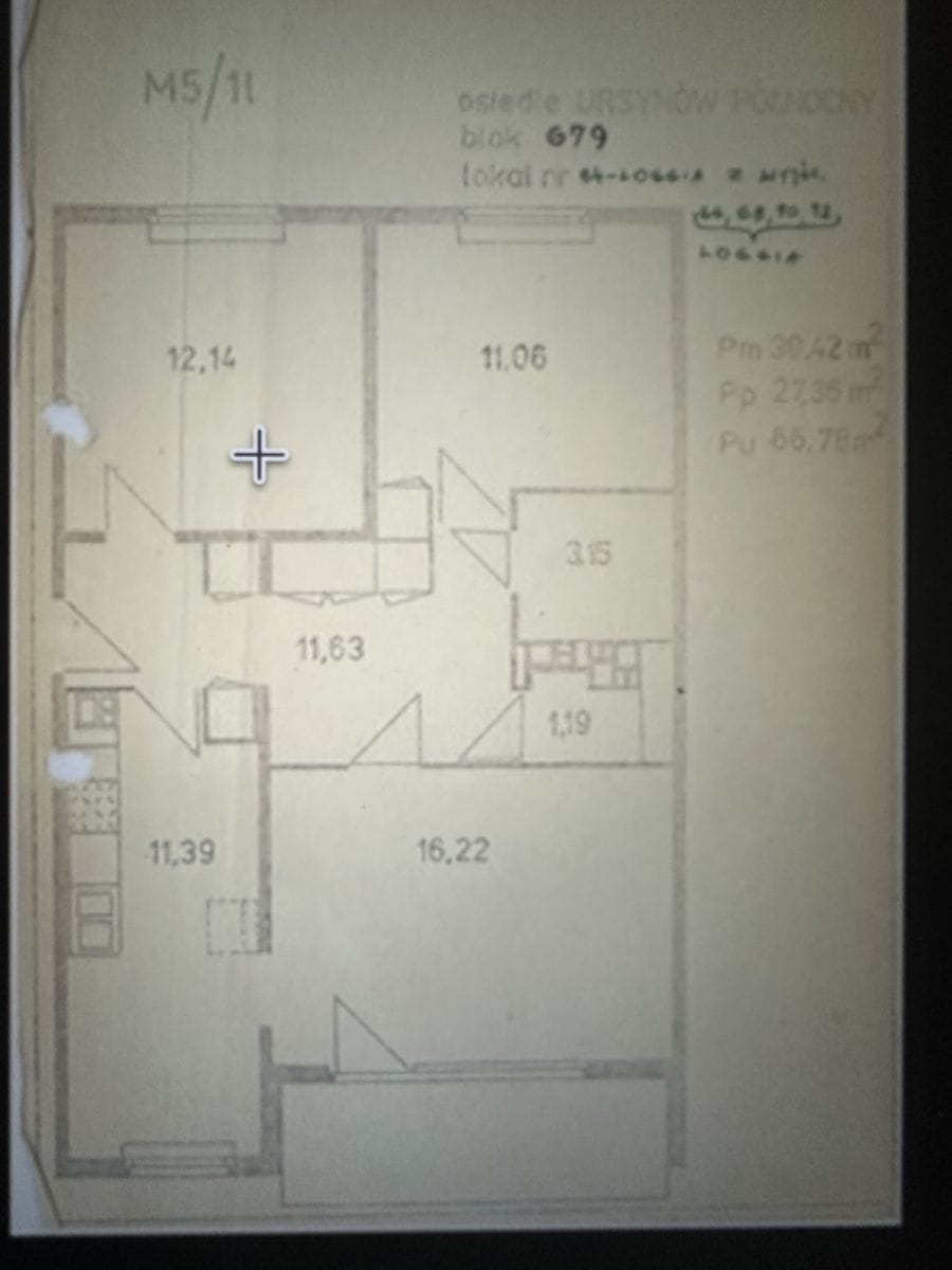 Mieszkanie 3 pokojowe na Sprzedaż