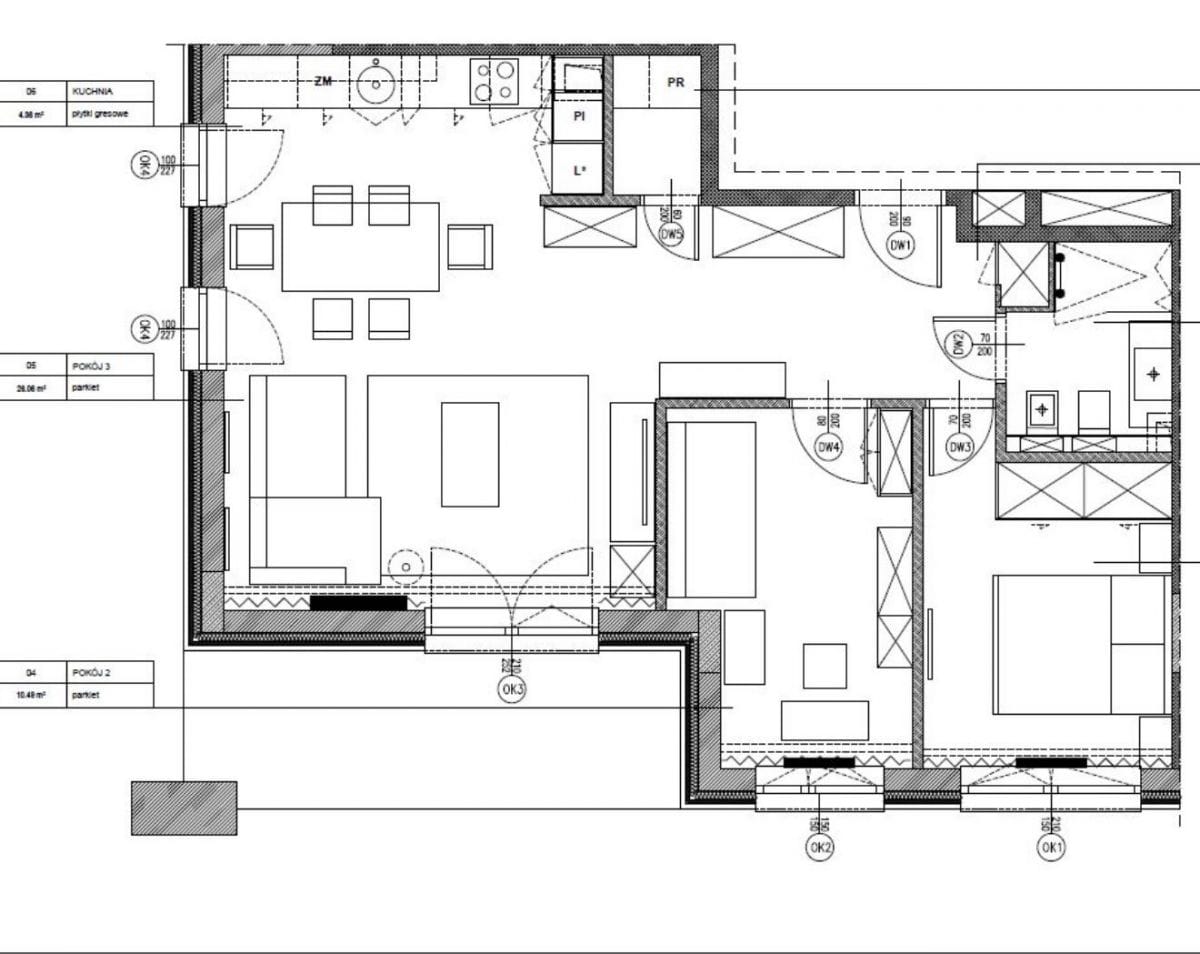 Mieszkanie 3 pokojowe na Sprzedaż