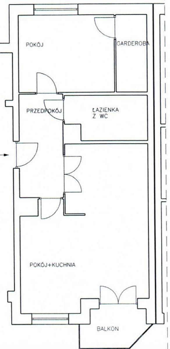 Mieszkanie 2 pokojowe na Sprzedaż