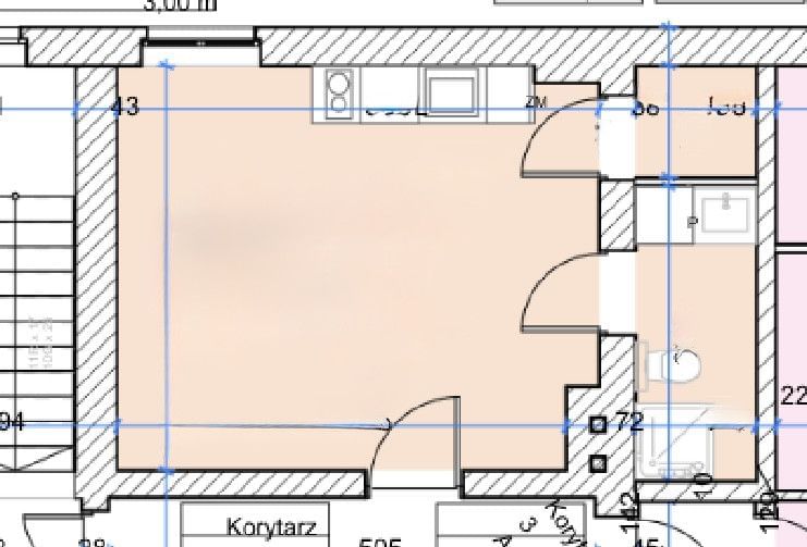 Mieszkanie 1 pokojowe na Sprzedaż