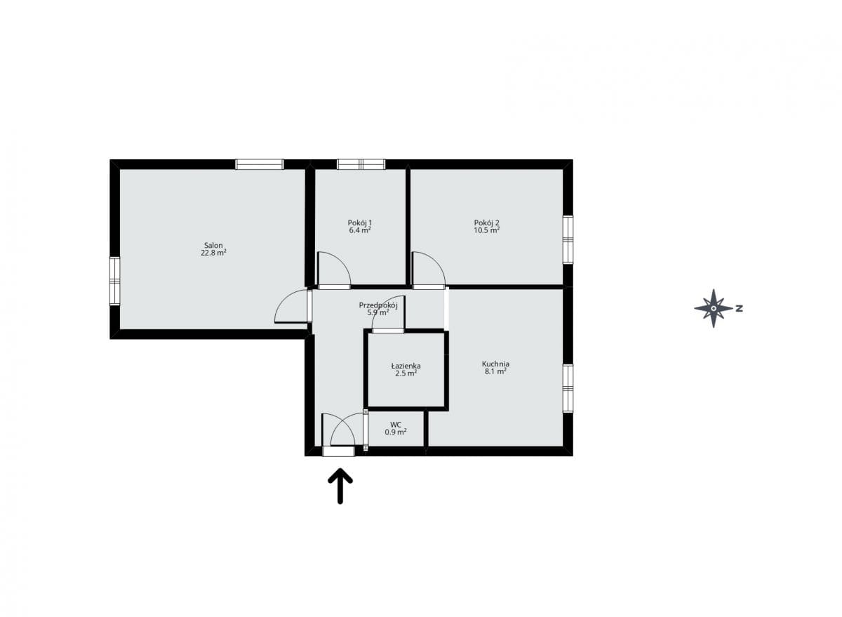 Mieszkanie 3 pokojowe na Sprzedaż