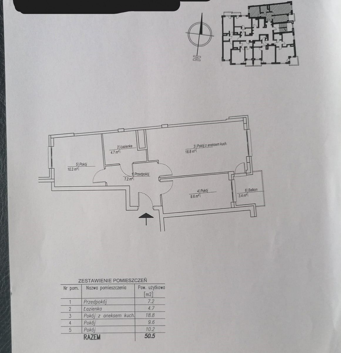 Mieszkanie 3 pokojowe na Sprzedaż