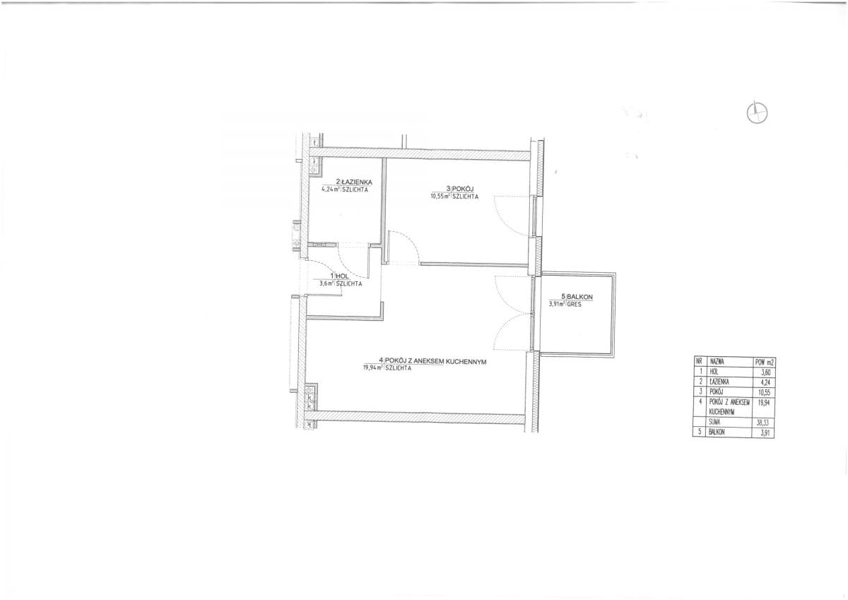 Mieszkanie 2 pokojowe na Sprzedaż