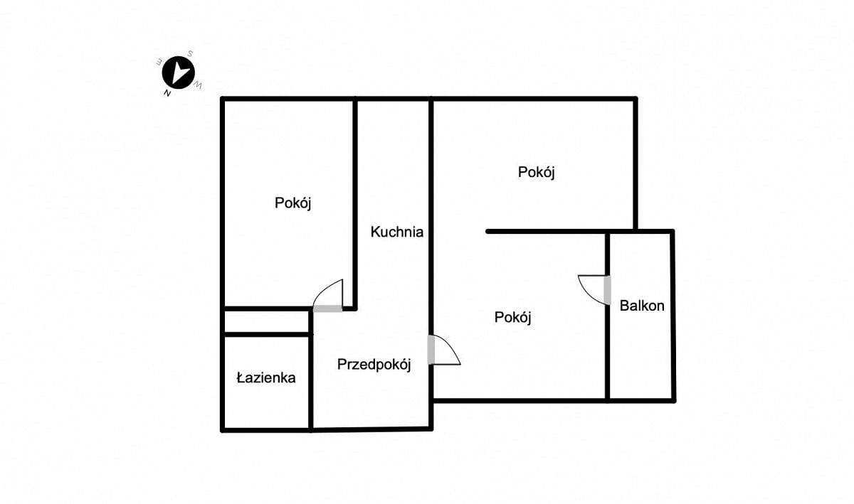 Mieszkanie 3 pokojowe na Sprzedaż