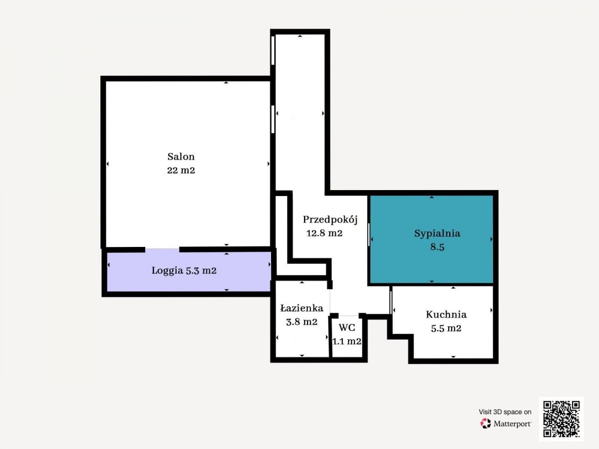 Mieszkanie 2 pokojowe na Sprzedaż