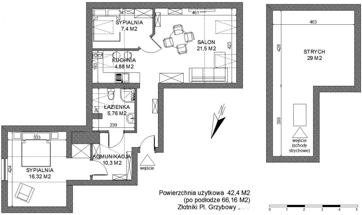 Mieszkanie 3 pokojowe na Sprzedaż
