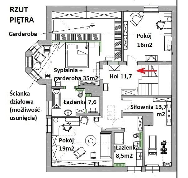 Dom 5 pokojowe na Sprzedaż