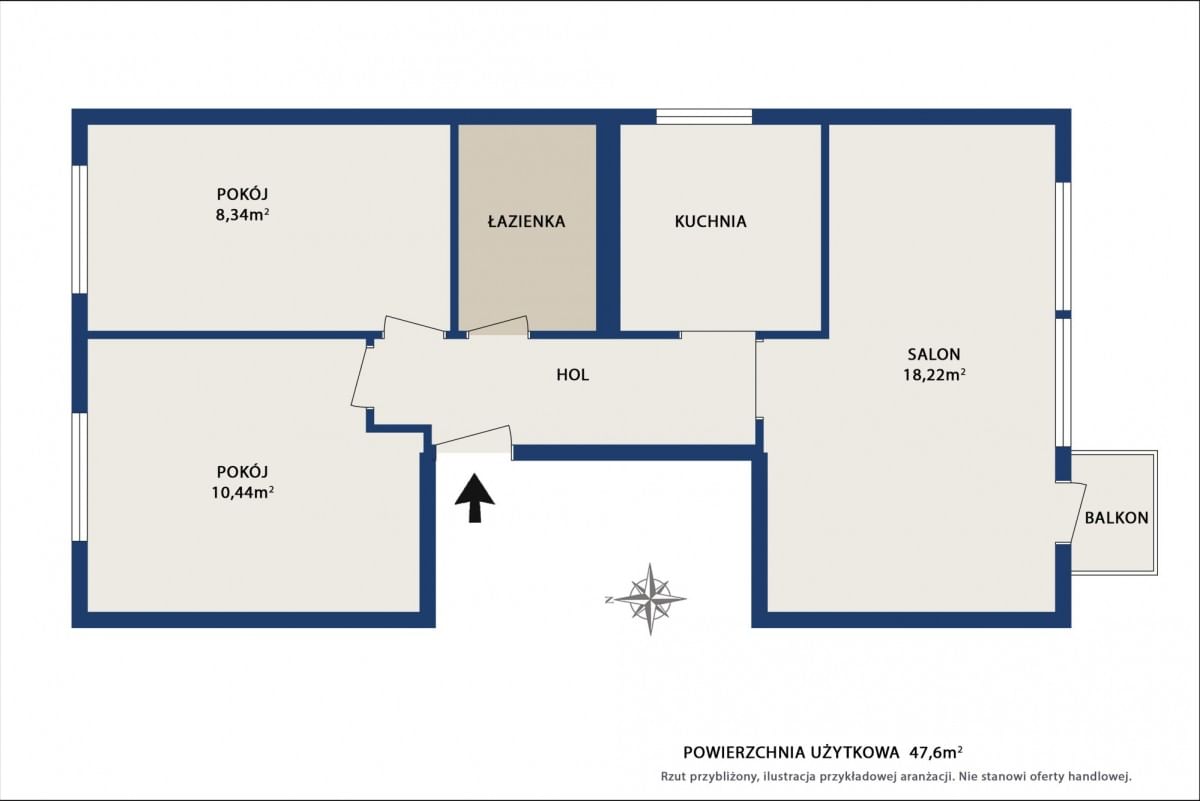Mieszkanie 3 pokojowe na Sprzedaż