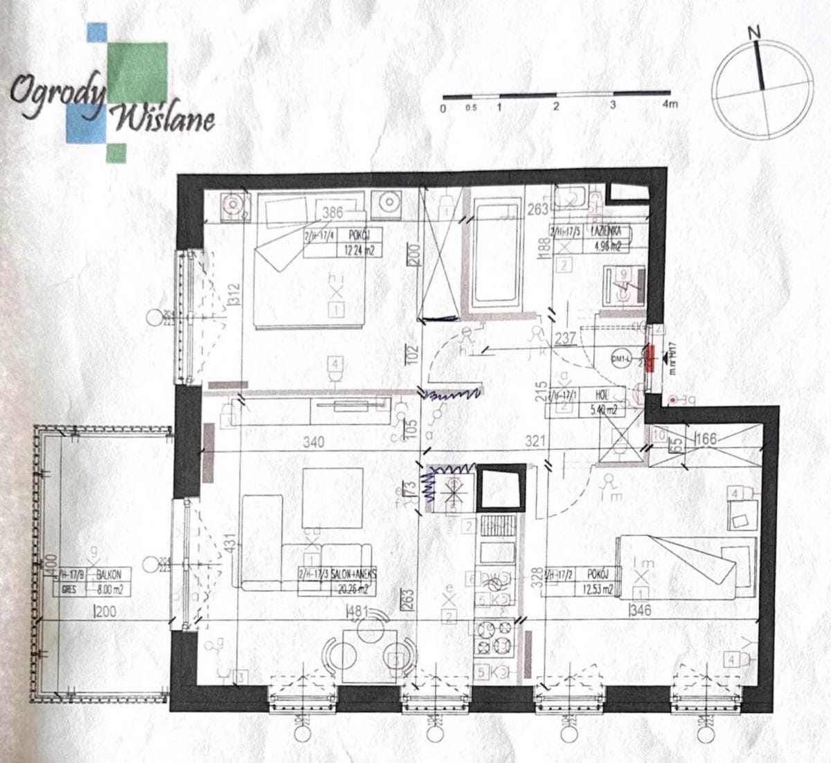 Mieszkanie 3 pokojowe na Sprzedaż