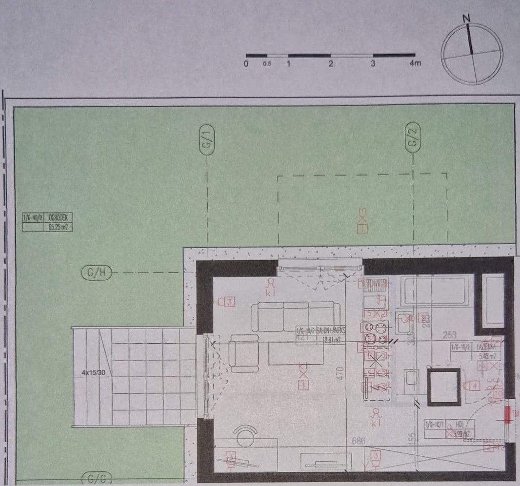 Mieszkanie 1 pokojowe na Sprzedaż