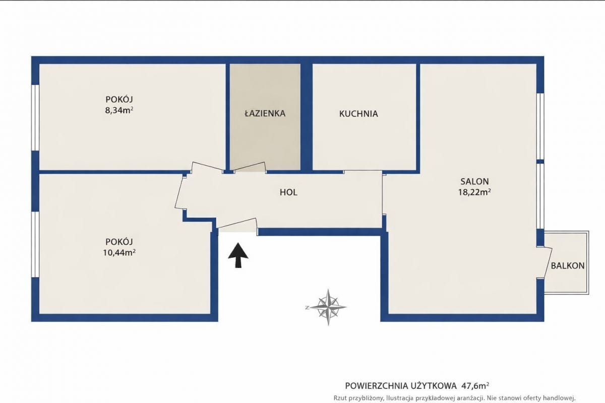 Mieszkanie 3 pokojowe na Sprzedaż