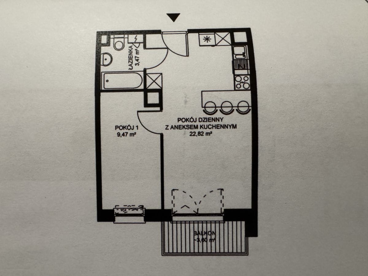 Mieszkanie 2 pokojowe na Sprzedaż