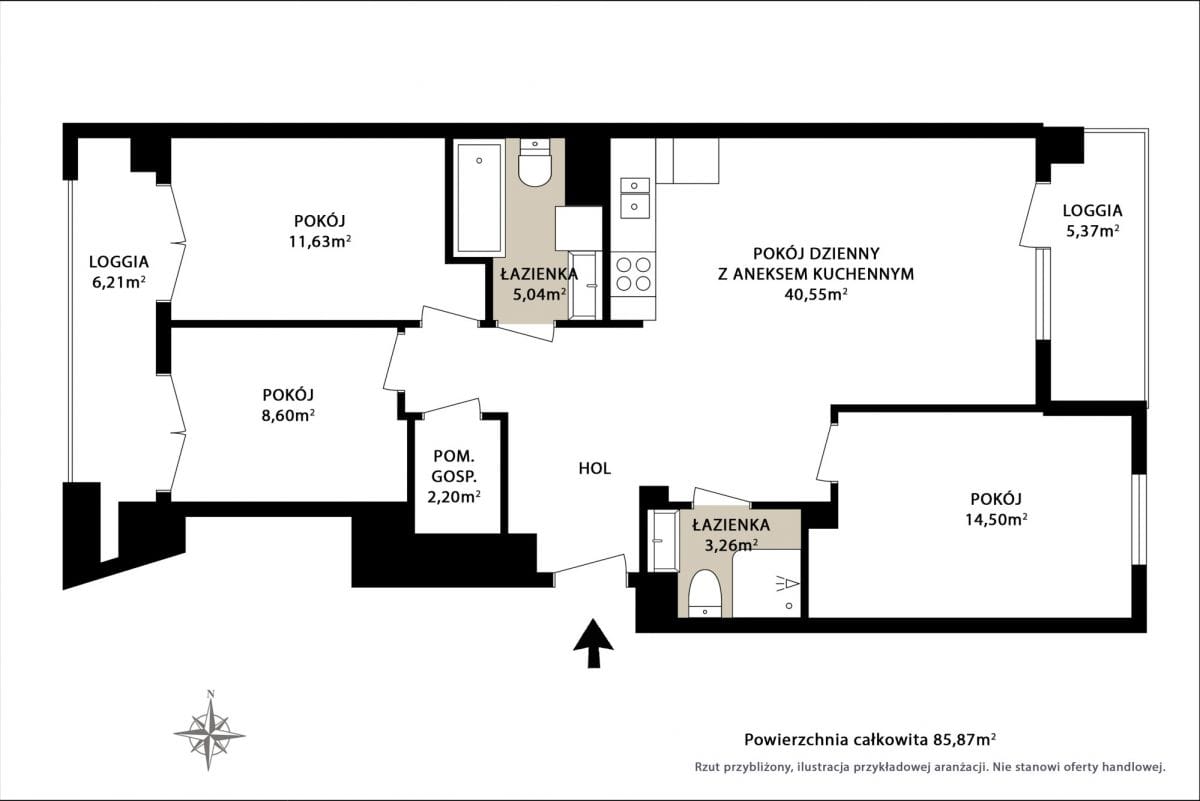 Mieszkanie 4 pokojowe na Sprzedaż