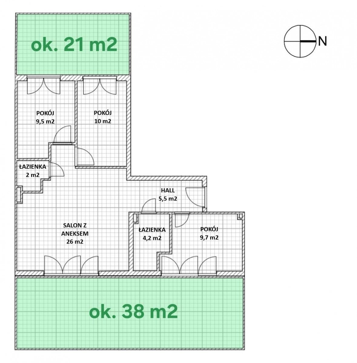 Mieszkanie 4 pokojowe na Sprzedaż