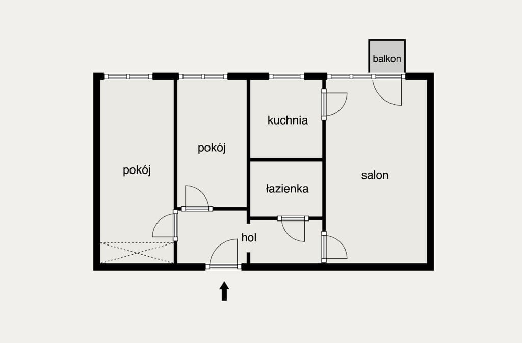 Mieszkanie 3 pokojowe na Sprzedaż