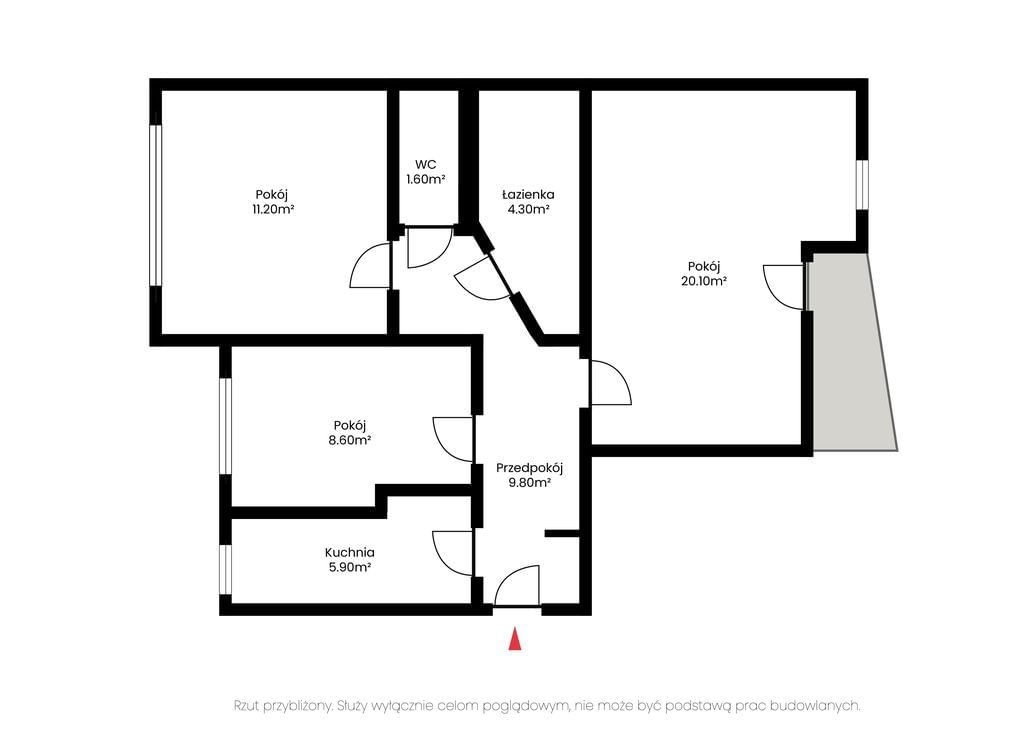 Mieszkanie 3 pokojowe na Sprzedaż