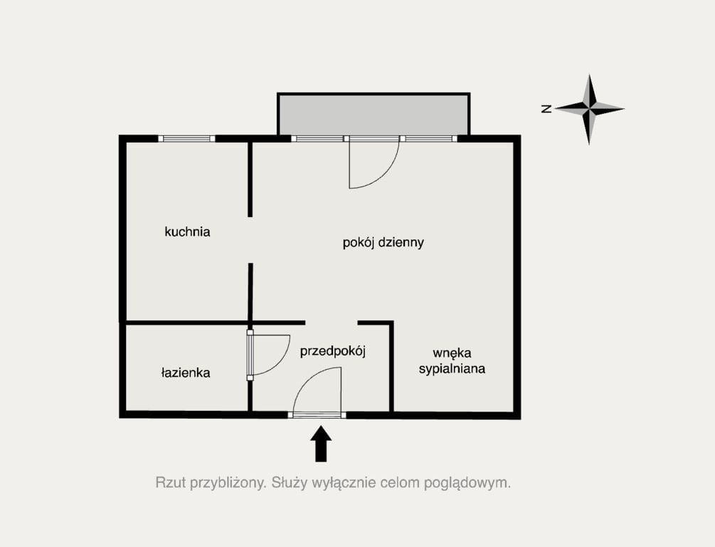 Mieszkanie 1 pokojowe na Sprzedaż