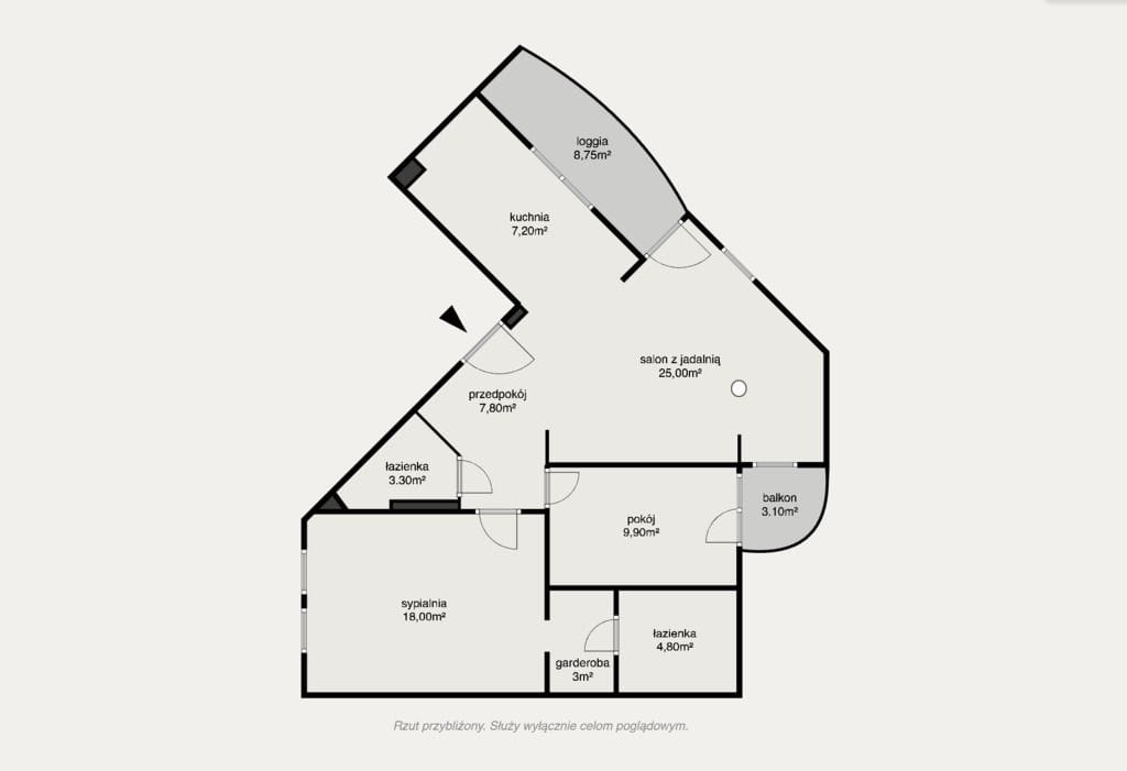 Mieszkanie 3 pokojowe na Sprzedaż