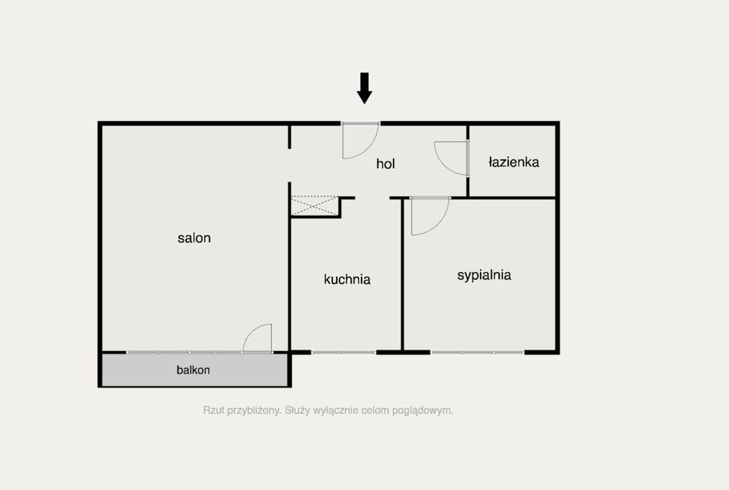 Mieszkanie 2 pokojowe na Sprzedaż