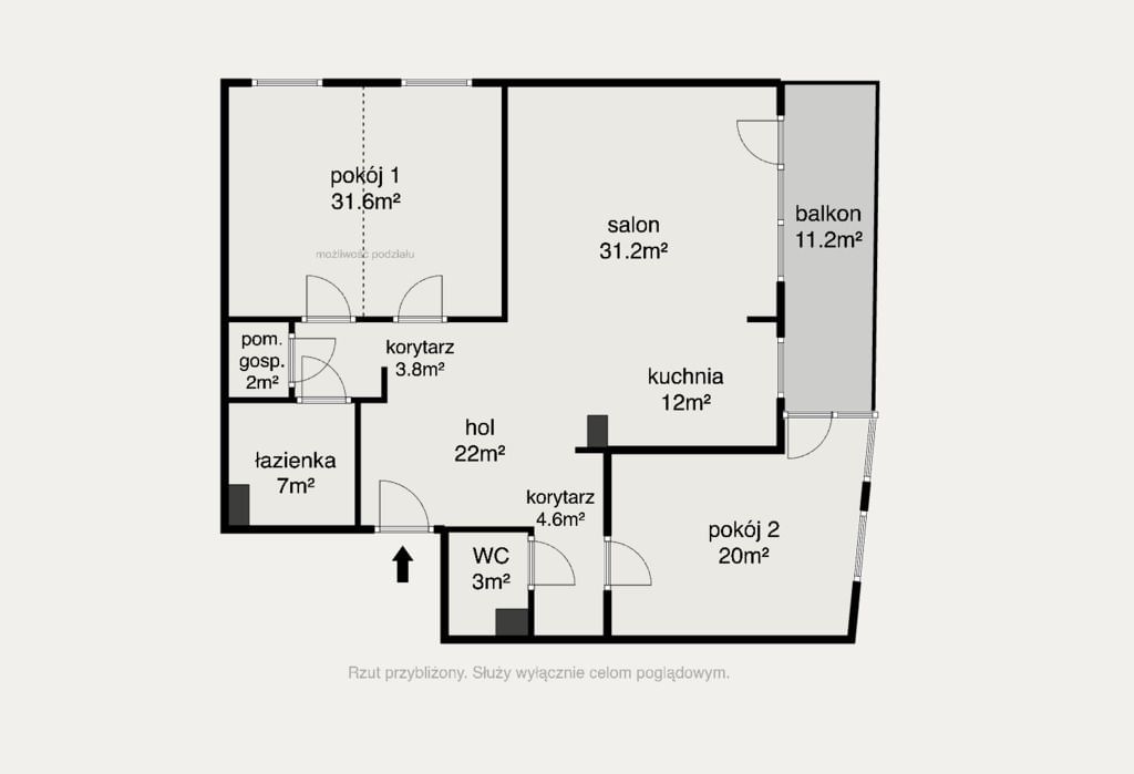 Mieszkanie 3 pokojowe na Sprzedaż