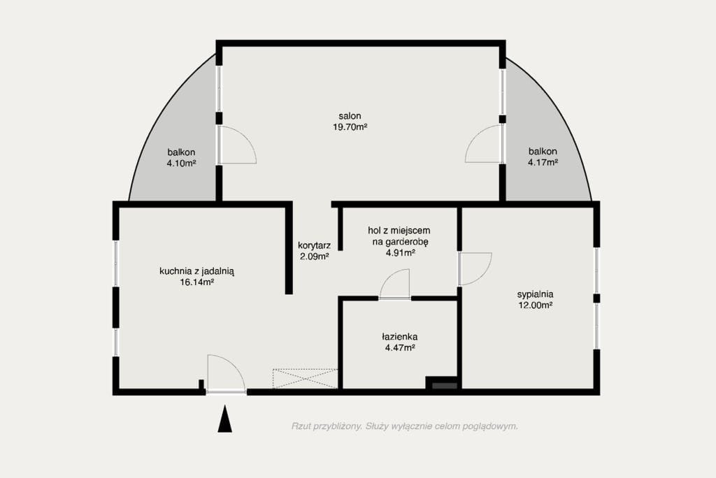 Mieszkanie 2 pokojowe na Sprzedaż